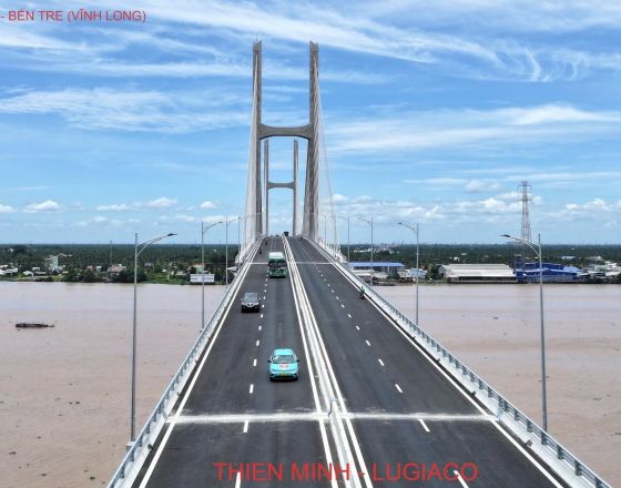 Thiên Minh đồng hành cùng LUGIACO trong hạng mục chiếu sáng Cầu Rạch Miễu 2 – Bến Tre (Vĩnh Long)